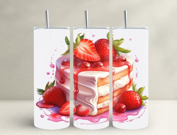 3D Birthday Cake 20oz Tumbler Wrap – A Creative Solution for Personalized Drinkware