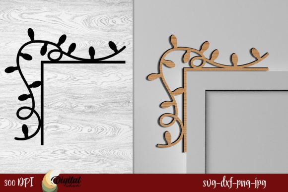 3D Christmas Door Corners Laser Cut SVG: A Creative Way to Deck the Halls
