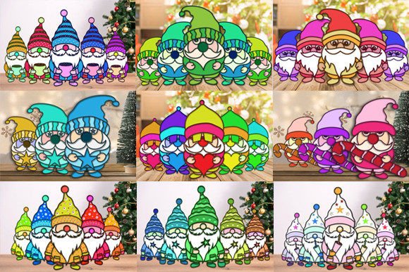 3D Christmas Gnome Paper Cut SVG Set: A Creative Guide for DIY Enthusiasts