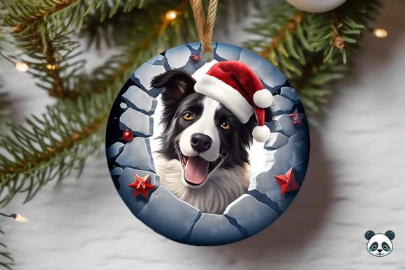 Border Collie 3D Christmas Ornament: A Unique Way to Celebrate the Holidays with Your Furry Friend