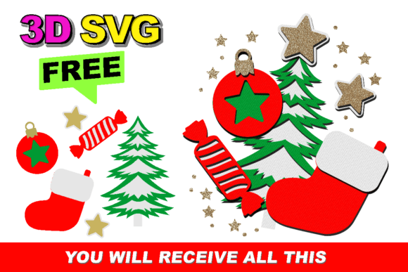 Christmas Elements 3D SVG: A Modern Creative Tool for Festive Designs