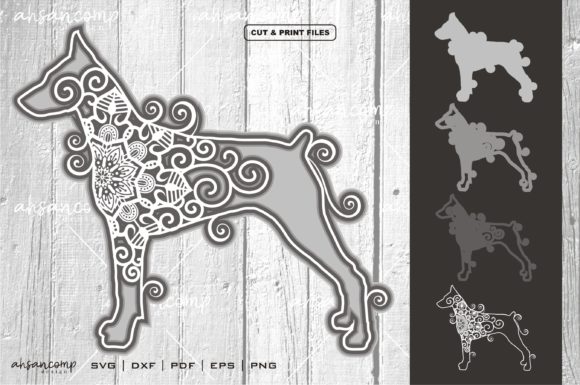 Dog Mandala Vector 3D Layered 5: A Detailed Overview for Designers and Creators