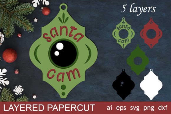 Santa Cam Ornament, Christmas 3d Layered: A Comprehensive Guide to Creating Stunning Holiday Decor