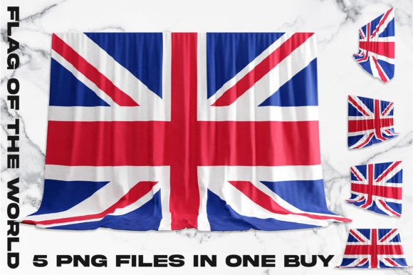 United Kingdom 3D Flag Bundle – Creative Assets for Global Projects